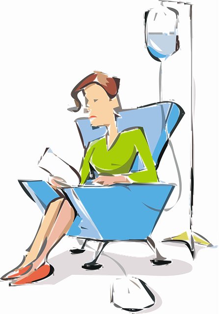 IV therapy cartoon