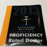 Activator Proficiency Rated Doctor 2013 Dr. Peever