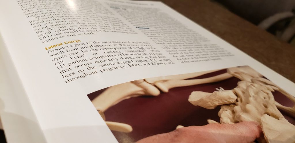 Activator textbook picture of lateral coccyx page