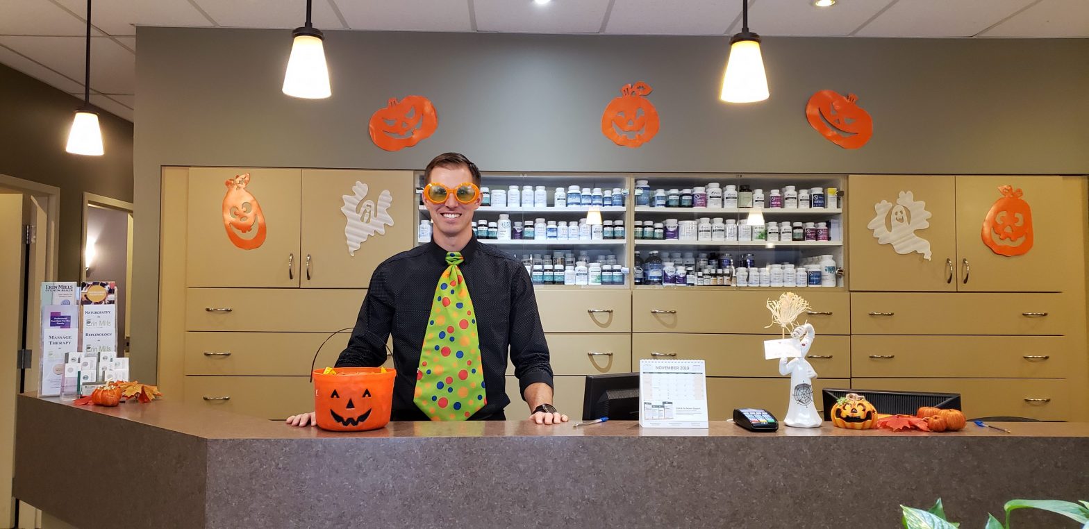 Dr. Peever Halloween Erin Mills Optimum Health in Mississauga