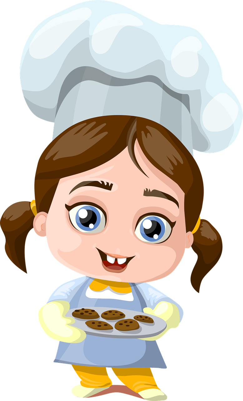 baking cookies kids