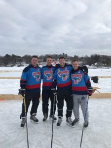 Erindale Spitfires pond hockey 2020 team Peever